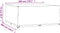 vidaXL - Tuinmeubelhoes - met - 16 - ogen - vierkant - 300x300x75 - cm