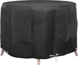 vidaXL - Tuinmeubelhoes - met - 6 - oogjes - rond - Ø - 125x75 - cm