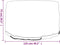 vidaXL - Tuinmeubelhoes - met - 6 - oogjes - rond - Ø - 125x75 - cm