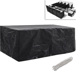 vidaXL - Tuinmeubelhoes - met - 8 - oogjes - 229x113x73 - cm