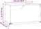 vidaXL - Tuinmeubelhoes - met - 8 - oogjes - rechthoekig - 170x94x70 - cm