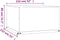 vidaXL - Tuinmeubelhoes - met - 8 - oogjes - vierkant - 132x132x80 - cm