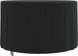 vidaXL - Tuinmeubelhoes - rond - 420D - Ø - 128x71 - cm - cm - oxford - zwart