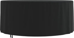 vidaXL - Tuinmeubelhoes - rond - 420D - Ø - 182x71 - cm - oxford - zwart