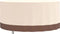 vidaXL - Tuinmeubelhoes - rond - 600D - Ø - 183x71 - cm - oxford - beige