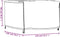 vidaXL - Tuinmeubelhoes - waterdicht - 420D - 135x135x90 - cm - zwart