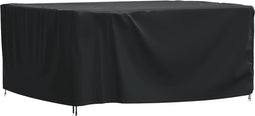 vidaXL - Tuinmeubelhoes - waterdicht - 420D - 180x140x90 - cm - zwart