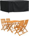 vidaXL - Tuinmeubelhoes - waterdicht - 420D - 180x140x90 - cm - zwart