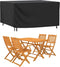 vidaXL - Tuinmeubelhoes - waterdicht - 420D - 180x140x90 - cm - zwart