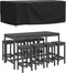 vidaXL - Tuinmeubelhoes - waterdicht - 420D - 225x143x90 - cm - zwart