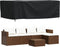 vidaXL - Tuinmeubelhoes - waterdicht - 420D - 240x140x90 - cm - zwart
