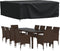 vidaXL - Tuinmeubelhoes - waterdicht - 420D - 260x260x90 - cm - zwart