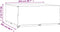 vidaXL - Tuinmeubelhoezen - met - 16 - oogjes - 2 - st - vierkant - 205x205x90 - cm
