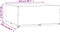 vidaXL - Tuinmeubelhoezen - met - 16 - oogjes - 2 - st - vierkant - 250x250x90 - cm