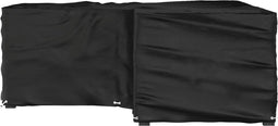 vidaXL - Tuinmeubelhoezen - met - 16 - oogjes - L-vormig - 215x215x70 - cm