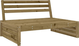 vidaXL - Tuinmiddenbank - 120x80 - cm - geïmpregneerd - grenenhout
