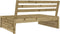 vidaXL - Tuinmiddenbank - 120x80 - cm - geïmpregneerd - grenenhout