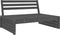 vidaXL - Tuinmiddenbank - 120x80 - cm - massief - grenenhout - grijs