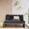 vidaXL - Tuinmiddenbank - 120x80 - cm - massief - grenenhout - grijs