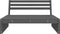 vidaXL - Tuinmiddenbank - 120x80 - cm - massief - grenenhout - grijs