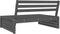 vidaXL - Tuinmiddenbank - 120x80 - cm - massief - grenenhout - grijs