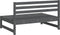 vidaXL - Tuinmiddenbank - 120x80 - cm - massief - grenenhout - grijs