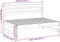 vidaXL - Tuinmiddenbank - 120x80 - cm - massief - grenenhout - grijs