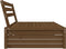 vidaXL - Tuinmiddenbank - 120x80 - cm - massief - grenenhout - honingbruin