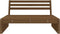 vidaXL - Tuinmiddenbank - 120x80 - cm - massief - grenenhout - honingbruin