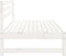 vidaXL - Tuinmiddenbank - 120x80 - cm - massief - grenenhout - wit