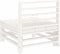 vidaXL - Tuinmiddenbank - massief - grenenhout - wit