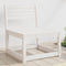 vidaXL - Tuinmiddenbank - massief - grenenhout - wit