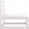vidaXL - Tuinmiddenbank - massief - grenenhout - wit