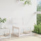 vidaXL - Tuinmiddenbank - massief - grenenhout - wit
