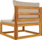 vidaXL - Tuinmiddenbank - met - kussens - massief - acaciahout - taupe