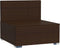 vidaXL - Tuinmiddenbank - met - kussens - poly - rattan - bruin