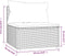 vidaXL - Tuinmiddenbank - met - kussens - poly - rattan - bruin