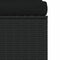 vidaXL - Tuinmiddenbank - met - kussens - poly - rattan - zwart