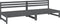 vidaXL - Tuinmiddenbanken - 2 - st - 120x80 - cm - massief - grenenhout - grijs