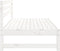 vidaXL - Tuinmiddenbanken - 2 - st - 120x80 - cm - massief - grenenhout - wit
