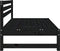 vidaXL - Tuinmiddenbanken - 2 - st - 120x80 - cm - massief - grenenhout - zwart