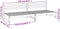 vidaXL - Tuinmiddenbanken - 2 - st - 120x80 - cm - massief - grenenhout - zwart