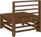 vidaXL - Tuinmiddenbanken - 2 - st - massief - grenenhout - honingbruin