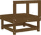 vidaXL - Tuinmiddenbanken - 2 - st - massief - grenenhout - honingbruin