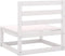 vidaXL - Tuinmiddenbanken - 2 - st - massief - grenenhout - wit
