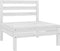 vidaXL - Tuinmiddenbanken - 2 - st - massief - grenenhout - wit