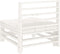 vidaXL - Tuinmiddenbanken - 2 - st - massief - grenenhout - wit