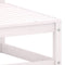 vidaXL - Tuinmiddenbanken - 2 - st - massief - grenenhout - wit
