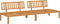 vidaXL - Tuinmiddenbanken - 2 - st - pallet - massief - acaciahout