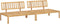 vidaXL - Tuinmiddenbanken - 2 - st - pallet - massief - acaciahout